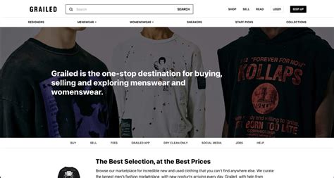 grailed clothing website